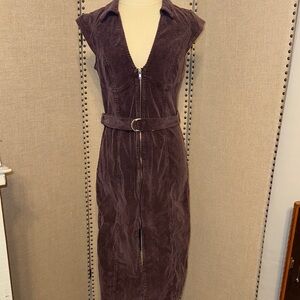 NWT Elegant Purple Zippered Dress